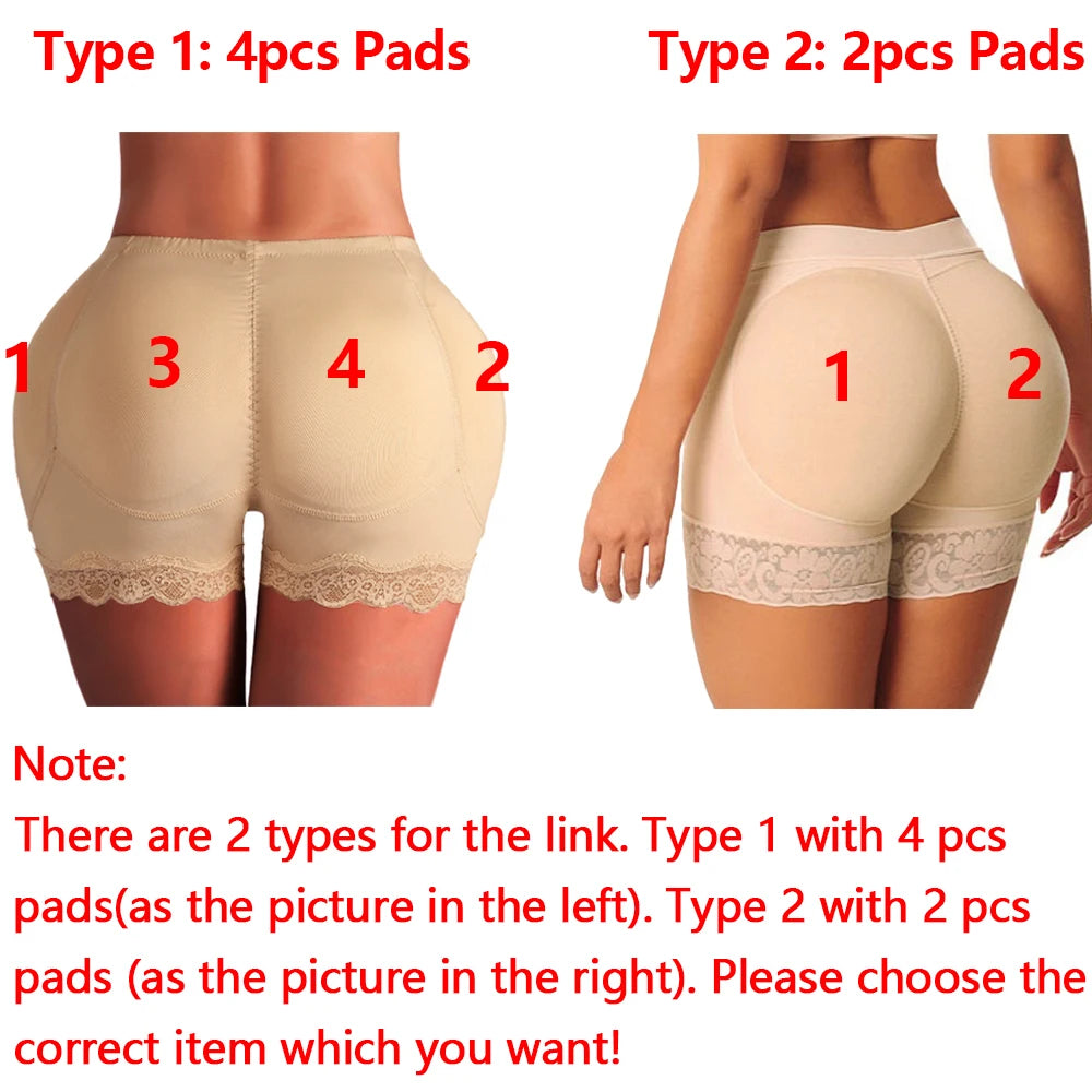 CXZD Women Hip Pads Fake Ass Butt Lifter Booties Enhancer Booty Buttocks Trimmer Waist Trainer Shapewear Body Tummy Shaper