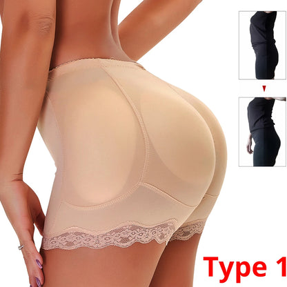 CXZD Women Hip Pads Fake Ass Butt Lifter Booties Enhancer Booty Buttocks Trimmer Waist Trainer Shapewear Body Tummy Shaper