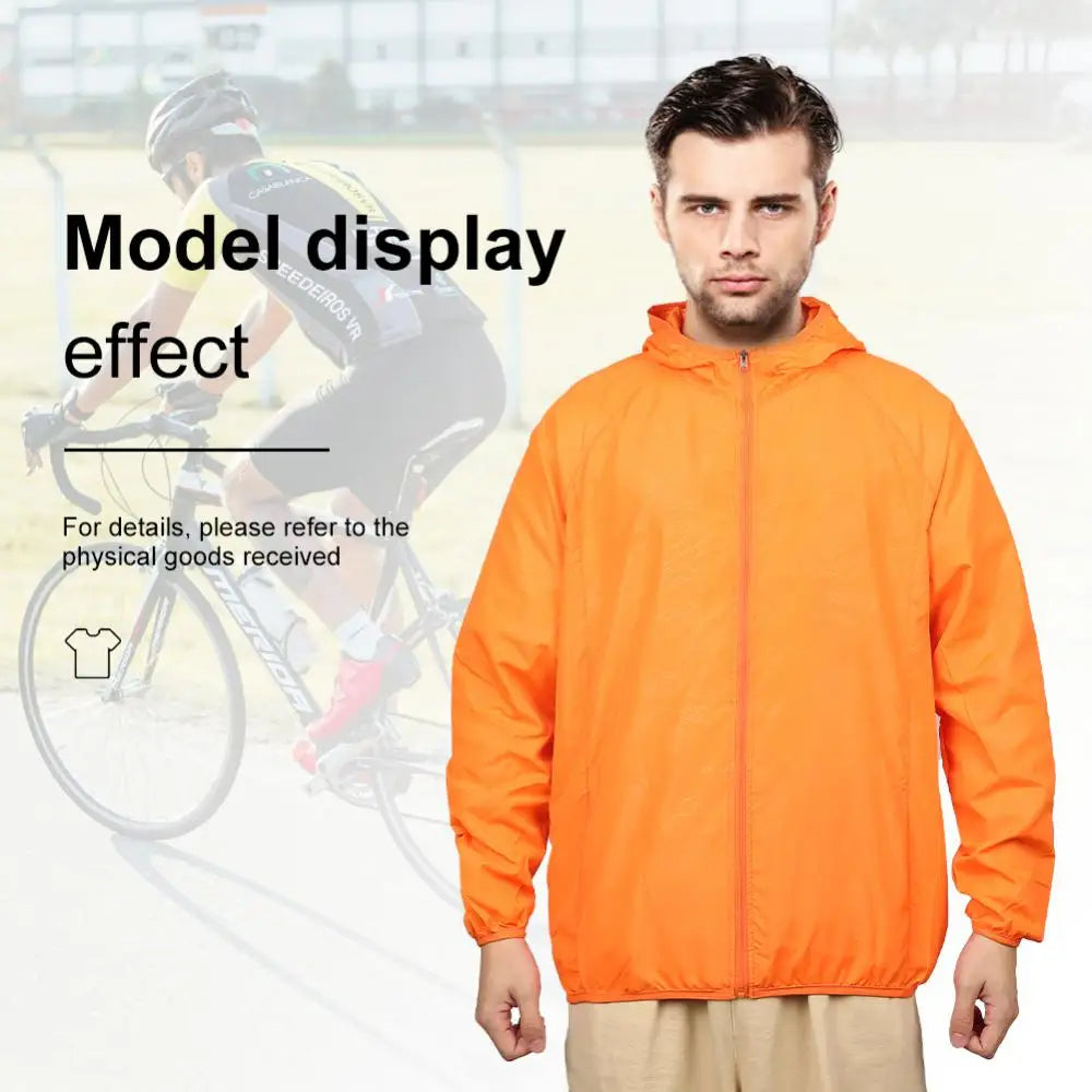 Men Women Camping Jacket Anti-UV Sun Protection Clothing Outdoor Cycling Hiking Hunting Rain Coat Quick Dry Skin Windbreaker