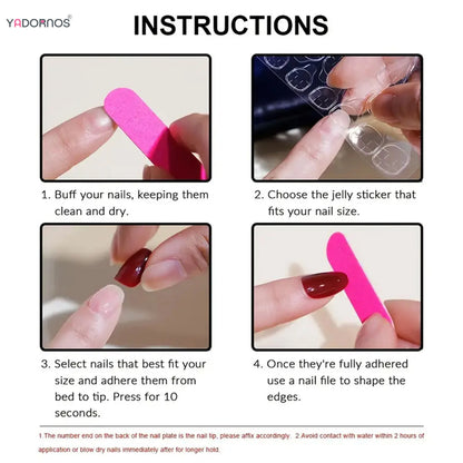 White French Press on Nails 3D Bowknot Fake Nails Tips Full Cover Wearable False Nails for Women and Girls DIY Manicure 24Pcs